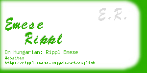 emese rippl business card